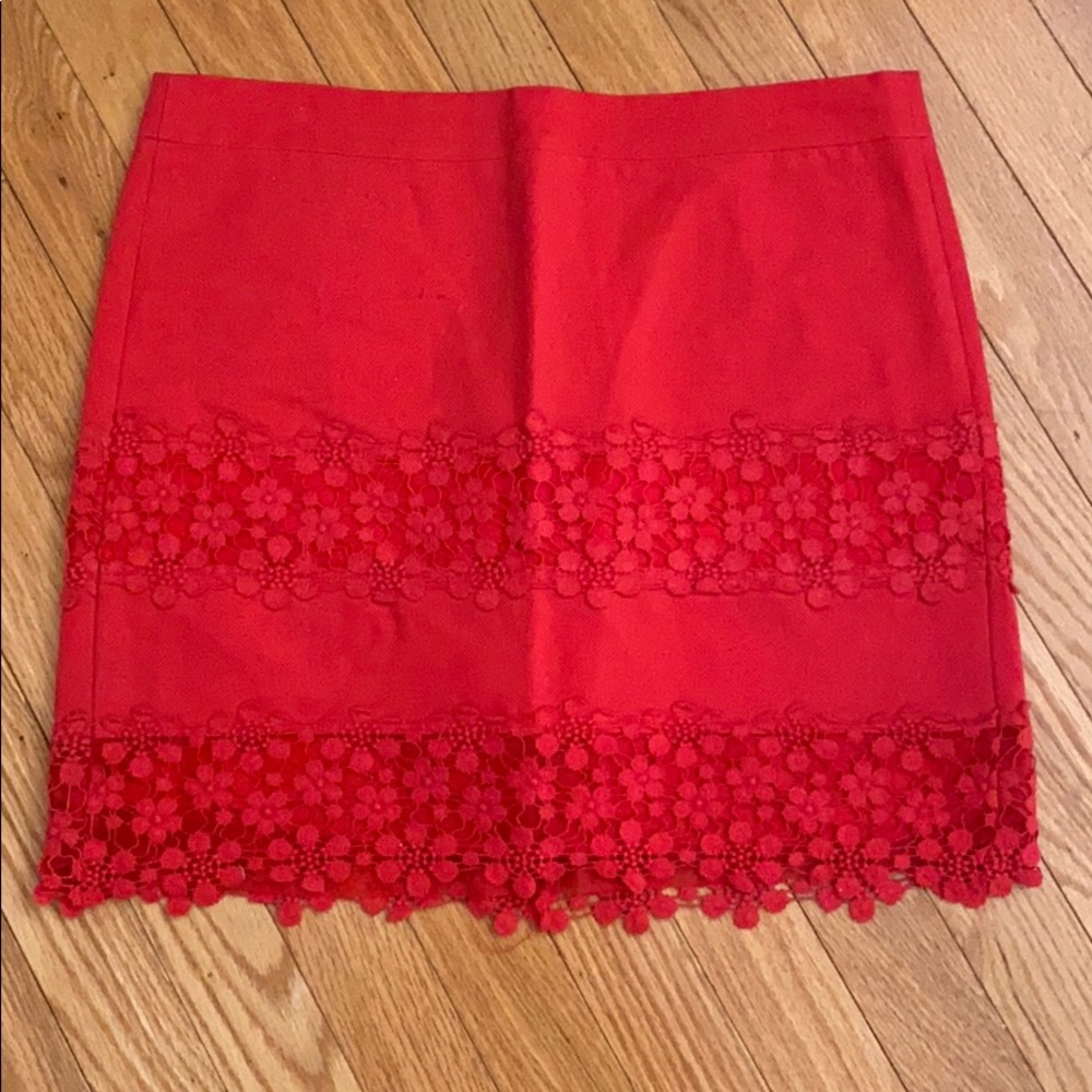 JCrew Eyelet Skirt